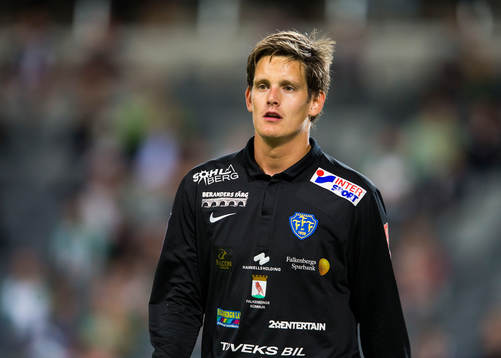 Falkenbergs målvakt Otto Martler