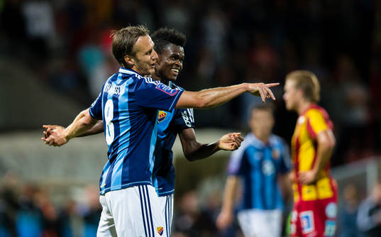 Djurgårdens Andreas Johansson gör 1-3 på straff och