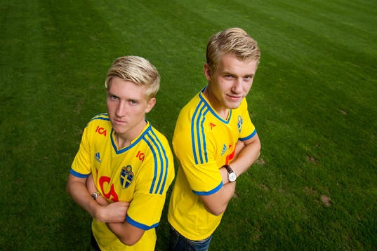 Simon Kroon och Filip Helander
