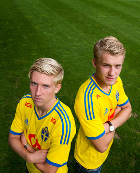Simon Kroon och Filip Helander