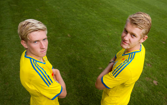 Simon Kroon och Filip Helander