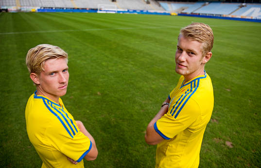 Simon Kroon och Filip Helander