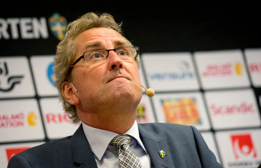 Erik Hamrén, förbundskapten Sverige presenterar