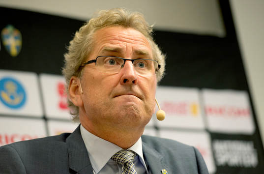Erik Hamrén, förbundskapten Sverige presenterar