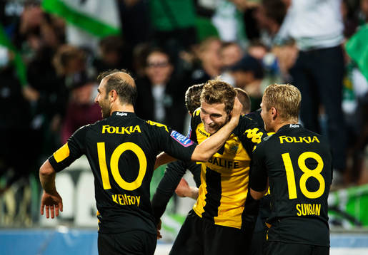 Hammarbys Kennedy Bakircioglu, Christophe Lallet och Erik