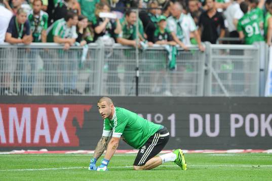 Fotboll, Kval till Europa League, Saint Etienne - Esbjerg