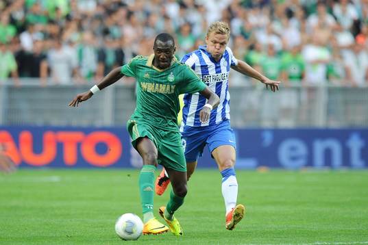 Fotboll, Kval till Europa League, Saint Etienne - Esbjerg