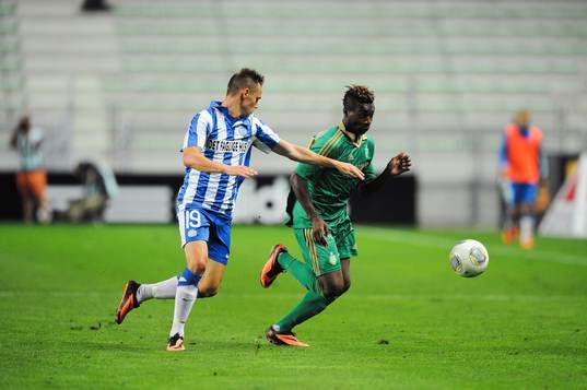 Fotboll, Kval till Europa League, Saint Etienne - Esbjerg