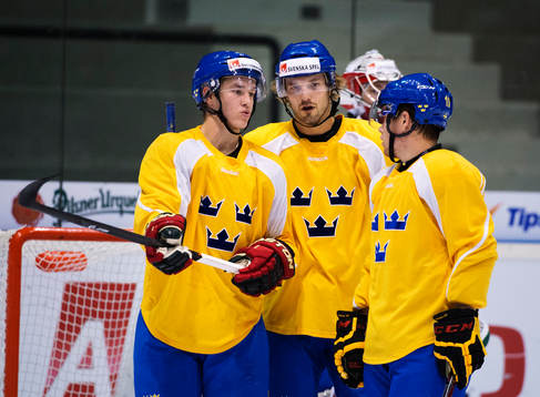 Tom Nilsson, Niklas Persson och Viktor Arvidsson på