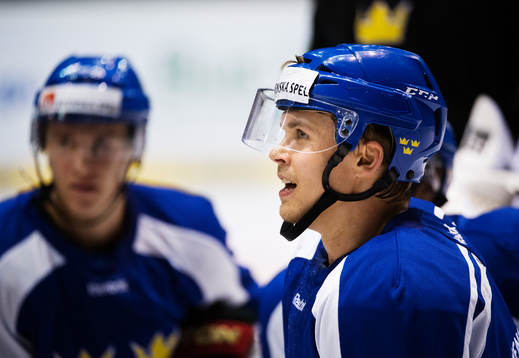 David Ullström på Sveriges träning