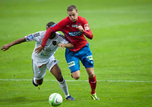 Arnor Smarason, Helsingborg och Serge-Junior Martinsson