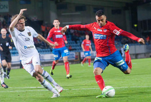 Förspelet till 1-1, Imad Khalili, Helsingborg, skjuter