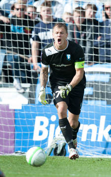 Johan Dahlin, målvakt, Malmö FF, i