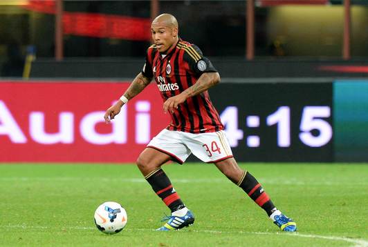 Nigel DE JONG - 01.09.2013 - Milan AC / Cagliari - 2eme