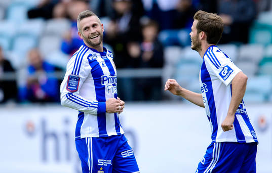 IFK Göteborgs Kjetil Waehler jublar