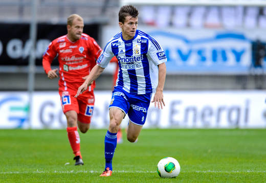 IFK Göteborgs Lasse Vibe med bollen