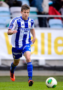 IFK Göteborgs Lasse Vibe med bollen