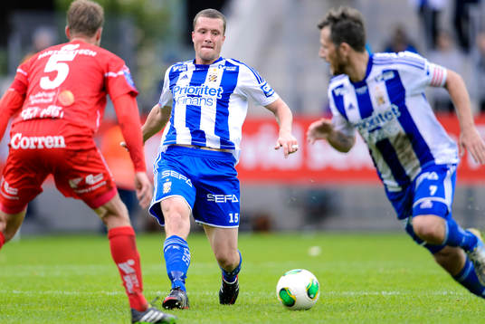IFK Göteborgs Jakob Johansson passar bollen