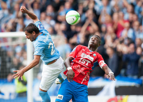 Ricardinho, Malmö FF och Alhaji Gero, Öster, i
