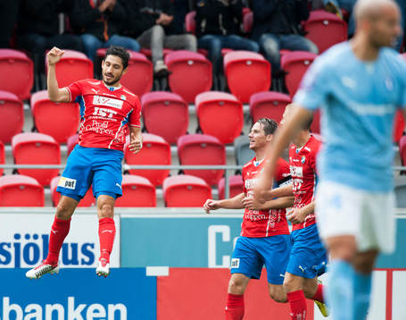 1-0, Pablo Pinones Arce, Öster, i