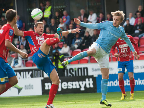 Emil Forsberg, Malmö, och Mario Vasilj, Öster i