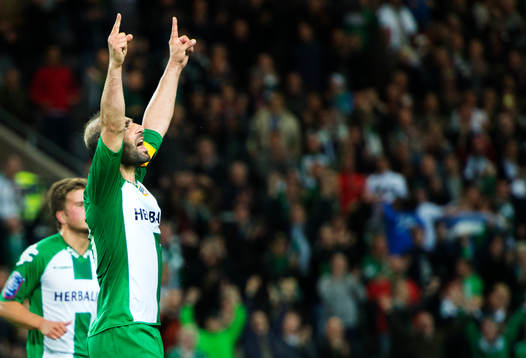 Hammarbys Kennedy Bakircioglu jublar