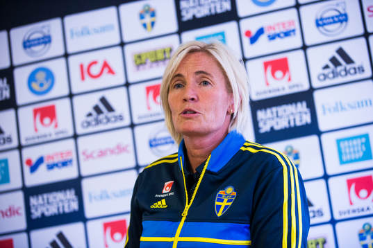 Sveriges assisterande förbundskapten Lilie Persson