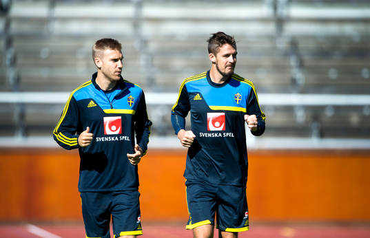 Sveriges Rasmus Berngtsson och Per Nilsson
