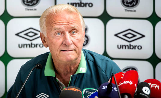 Irlands förbundskapten Giovanni Trapattoni