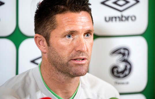 Irlands kapten Robbie Keane