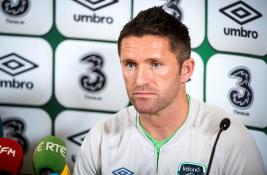 Irlands kapten Robbie Keane