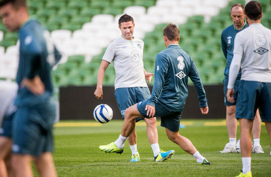 Irlands kapten Robbie Keane