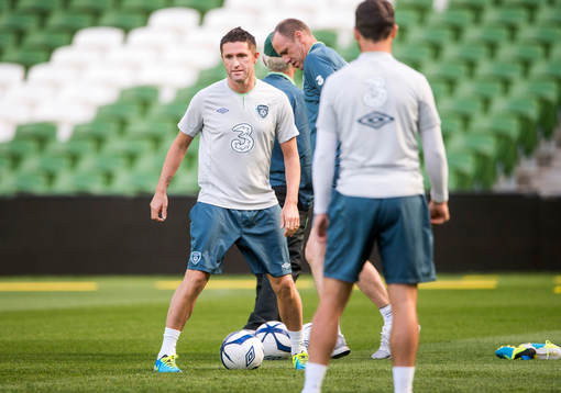 Irlands kapten Robbie Keane