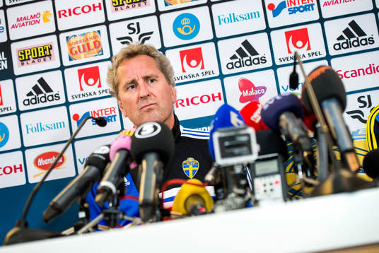 Sveriges förbundskapten Erik Hamrén