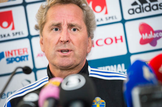 Sveriges förbundskapten Erik Hamrén