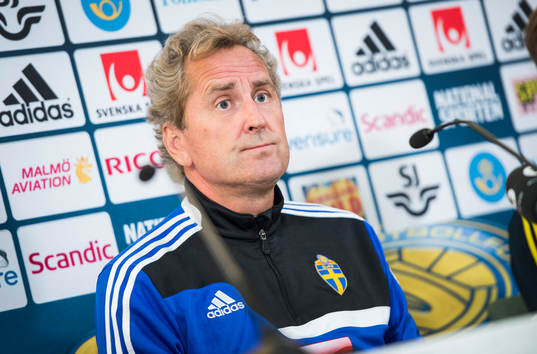 Sveriges förbundskapten Erik Hamrén