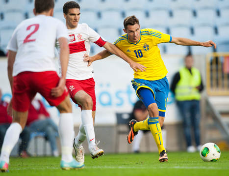 Branimir Hrgota, Sverige och Marcin Kaminski, Polen, i