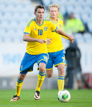 Branimir Hrgota och Oscar Hiljemark, Sverige