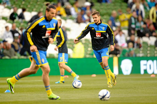 Sveriges Per Nilsson värmer upp
