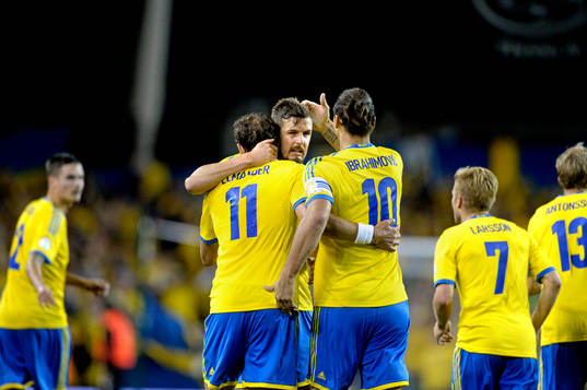Sverige jublar