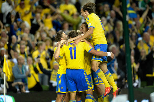 Sverige jublar