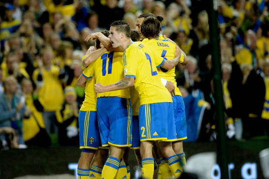 Sverige jublar