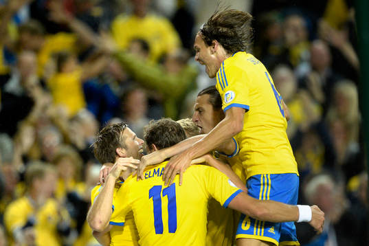 Sverige jublar