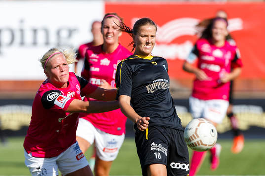 Jitex Kathlene Fernström och Kopparberg Göteborgs Jessica