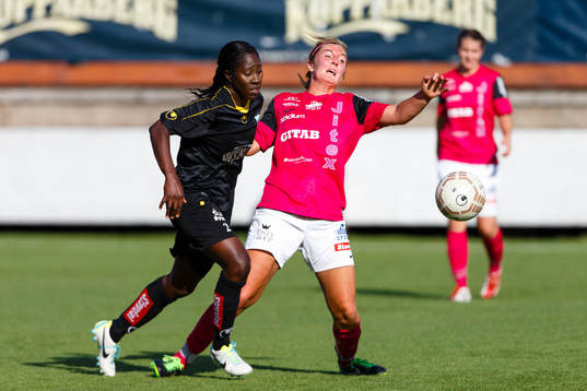 Kopparberg Göteborgs Anita Asante och Jitex Elin Sandgren