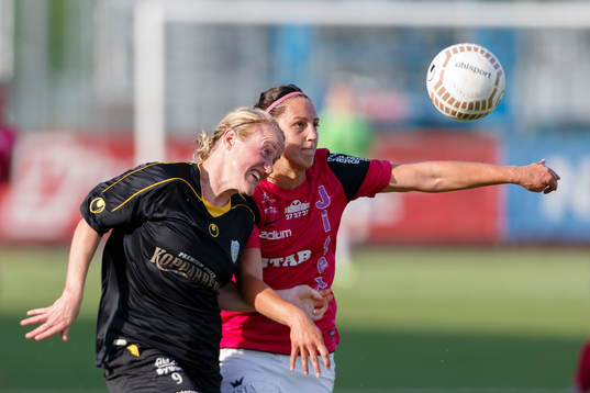Kopparberg Göteborgs Marie Hammarström och Jitex Rebecca