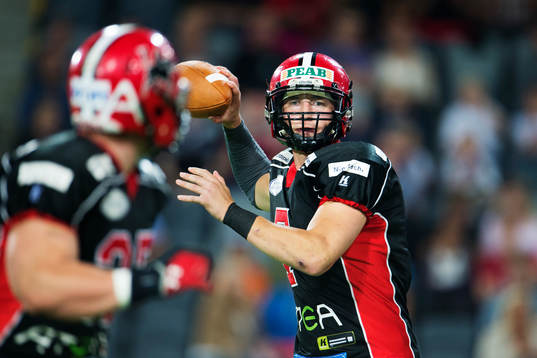 Carlstads quarterback Anders Hermodsson