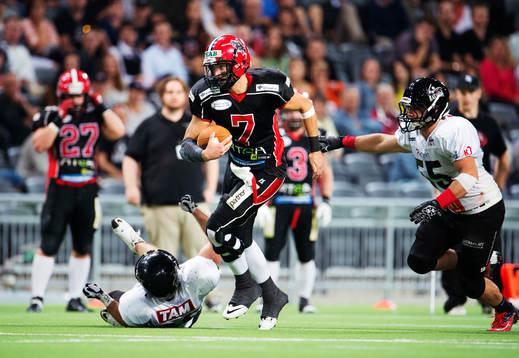 Carlstads quarterback Anders Hermodsson