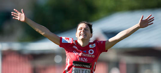 1-0 Susanne Moberg, Kristianstad