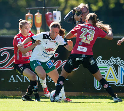 Emmie Johansson, Mallbacken och Olivia Welin, Kristianstad